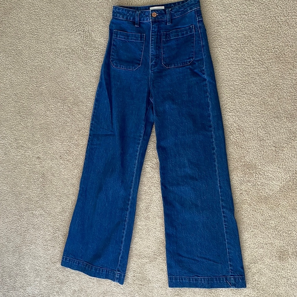 Rolla’s Wideleg Sailor jeans-blue -size 26